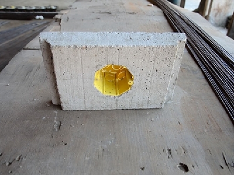 Caixa de Luz para Laje Concreto Porto Belo - Fabricante Caixa de Luz de Concreto